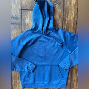 Under Armour Blue Hoodie With Kangaroo Pocket